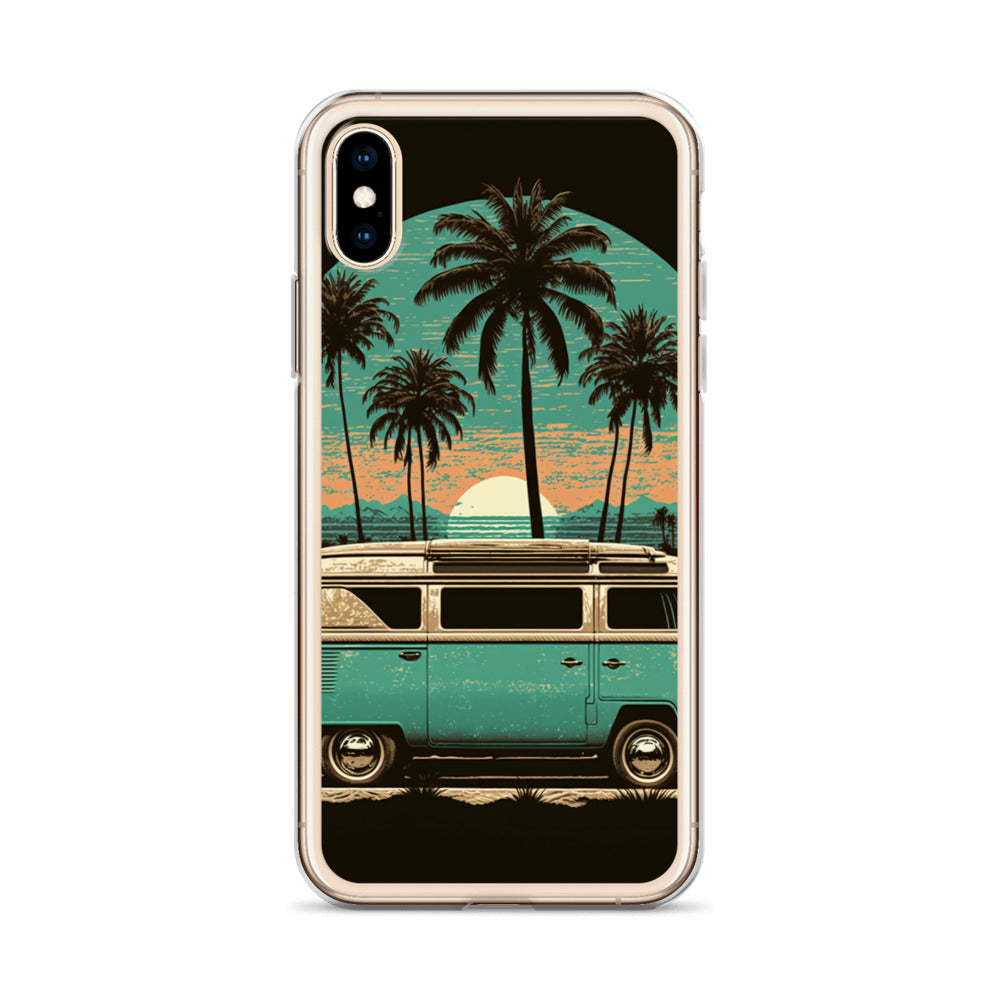iPhone Case - Teal Beach Camper