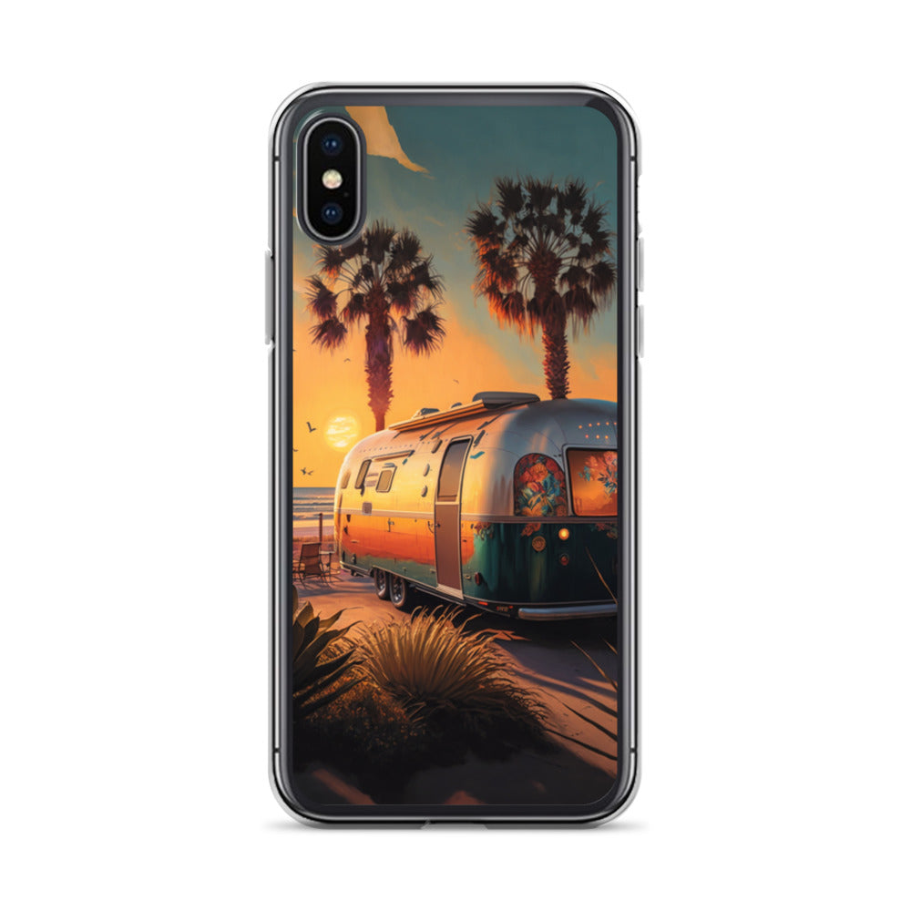 iPhone Case - Sunset Beach Camper