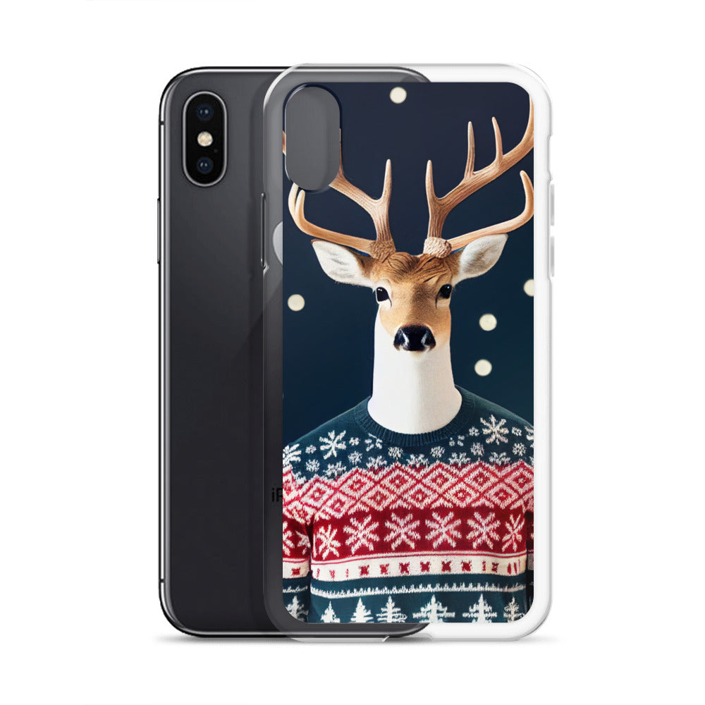 iPhone Case - Christmas Sweater Deer