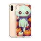 iPhone Case - Halloween Ghost Girl in the Pumpkin Patch