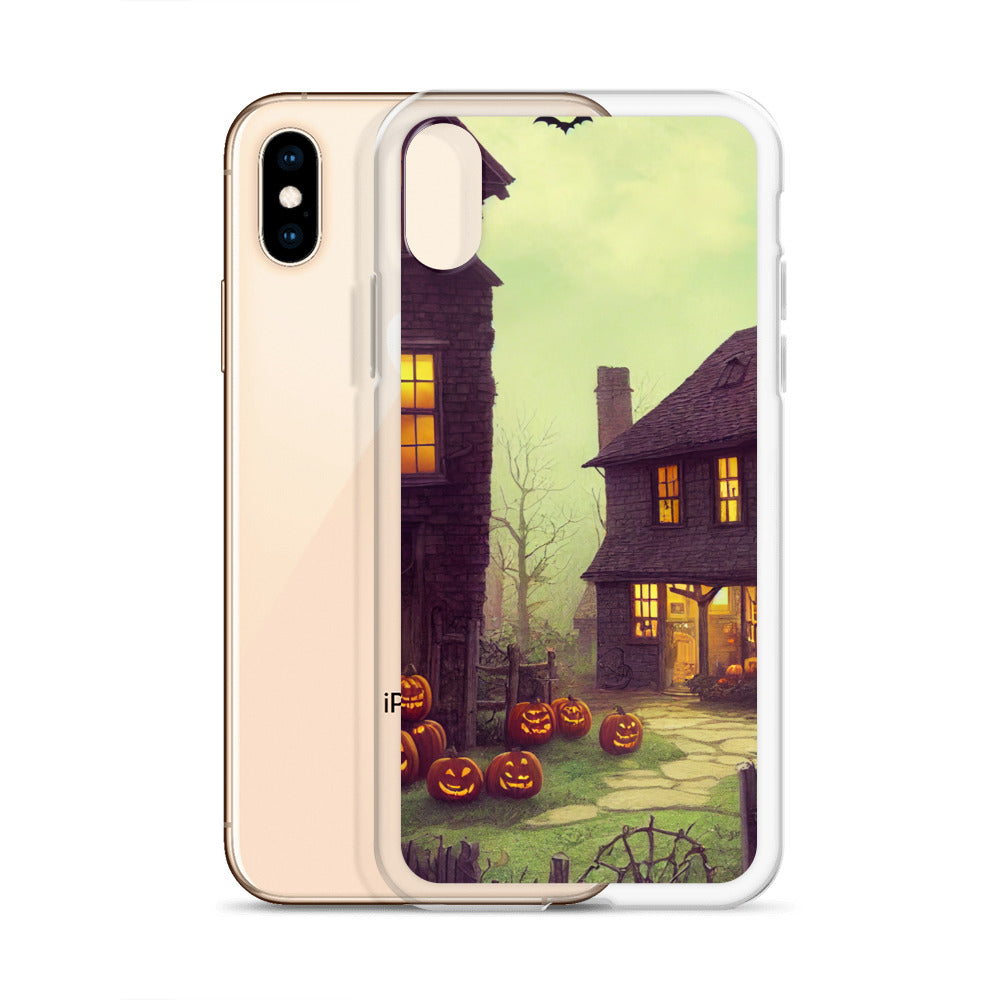 iPhone Case - Halloween Pumpkin Cottages
