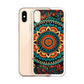 iPhone Case - Orange and Turquoise Mandala