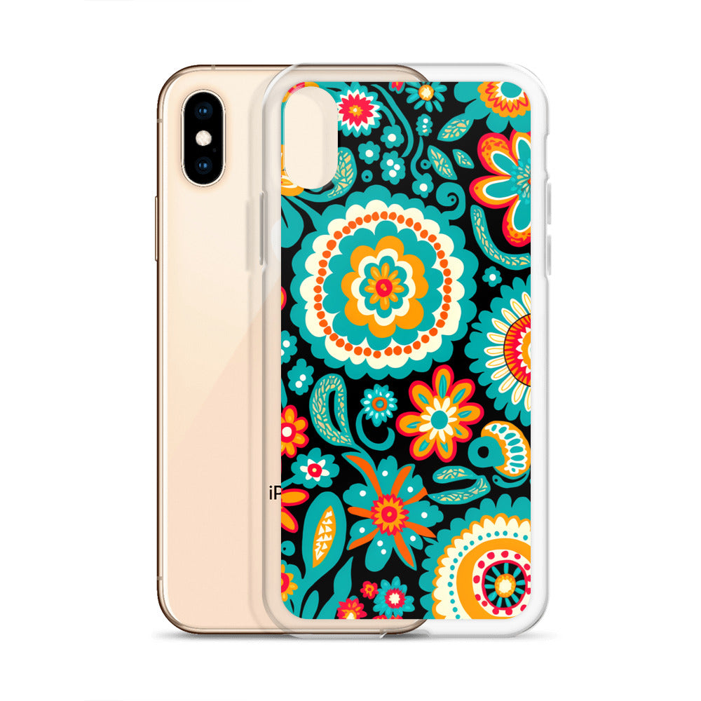 iPhone Case - Turquoise Floral