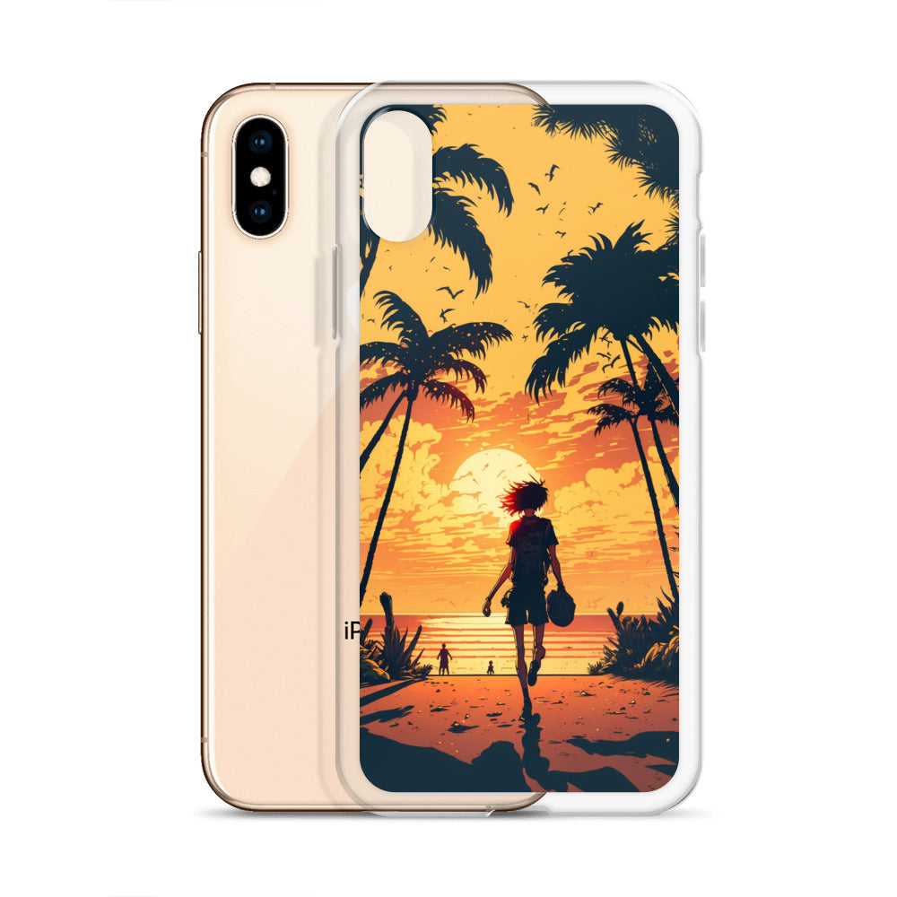 iPhone Case - Sunset Beachgoer