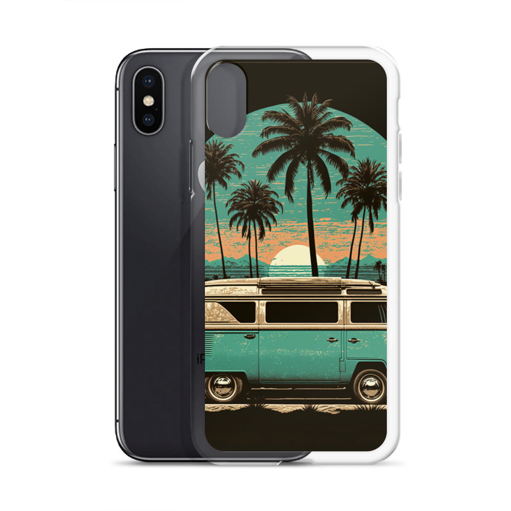 iPhone Case - Teal Beach Camper