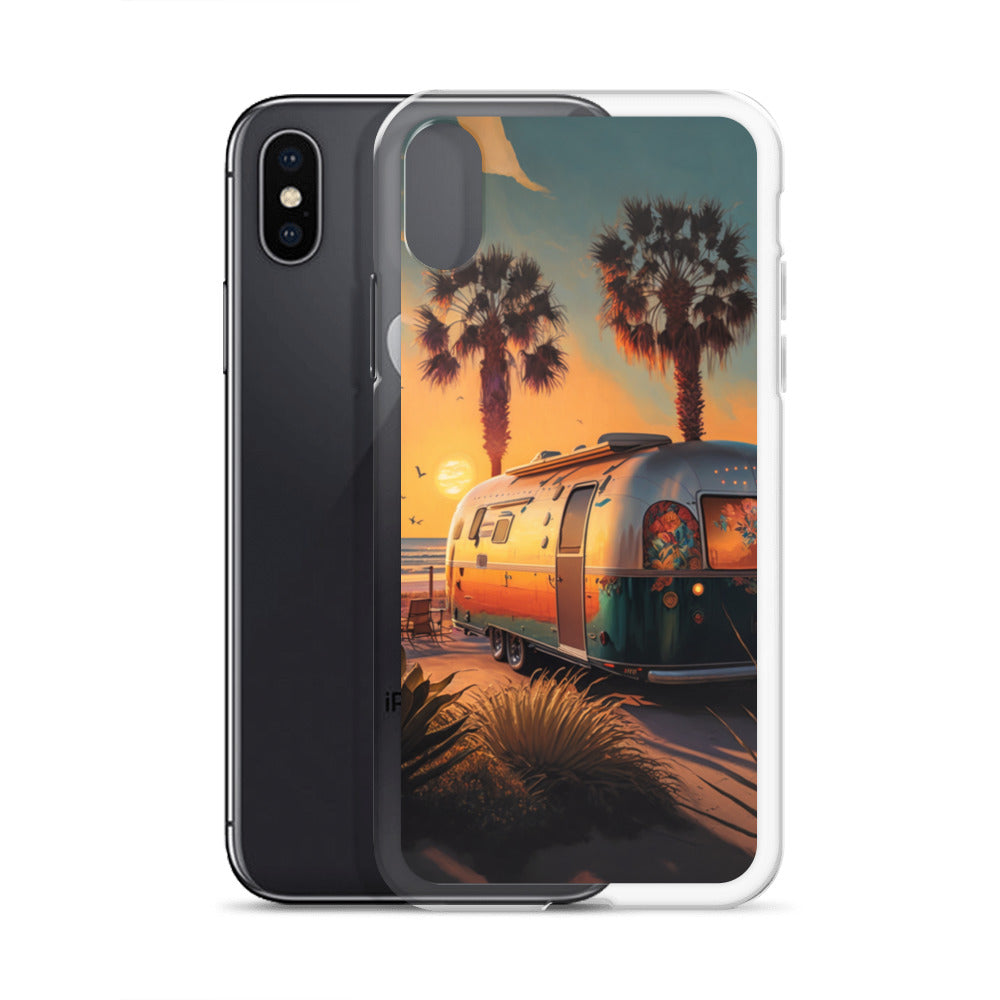 iPhone Case - Sunset Beach Camper