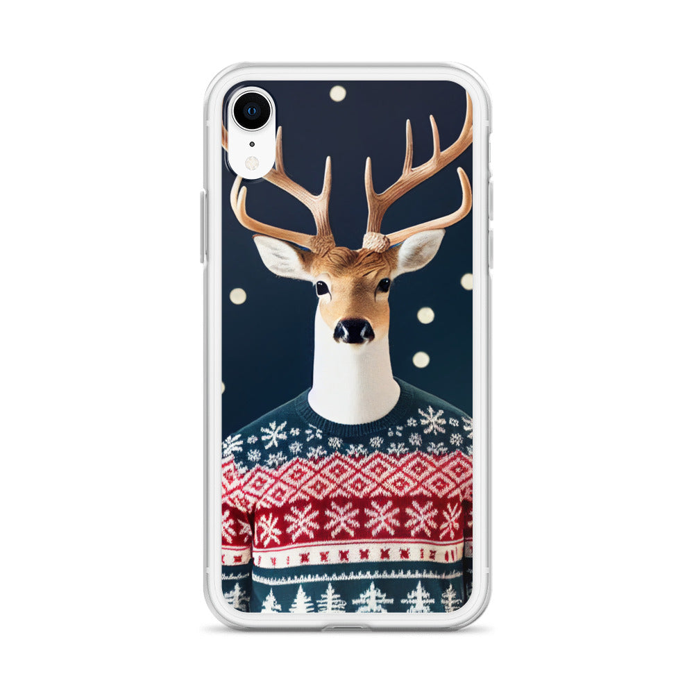 iPhone Case - Christmas Sweater Deer