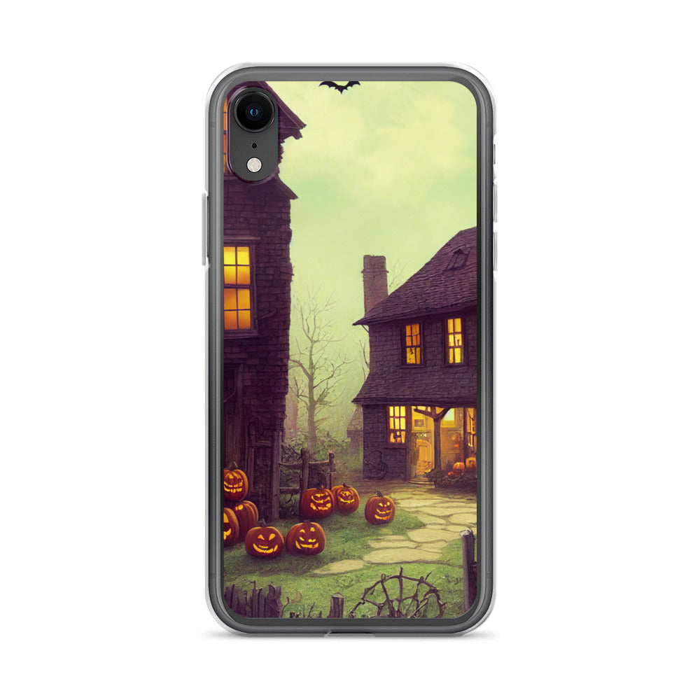 iPhone Case - Halloween Pumpkin Cottages