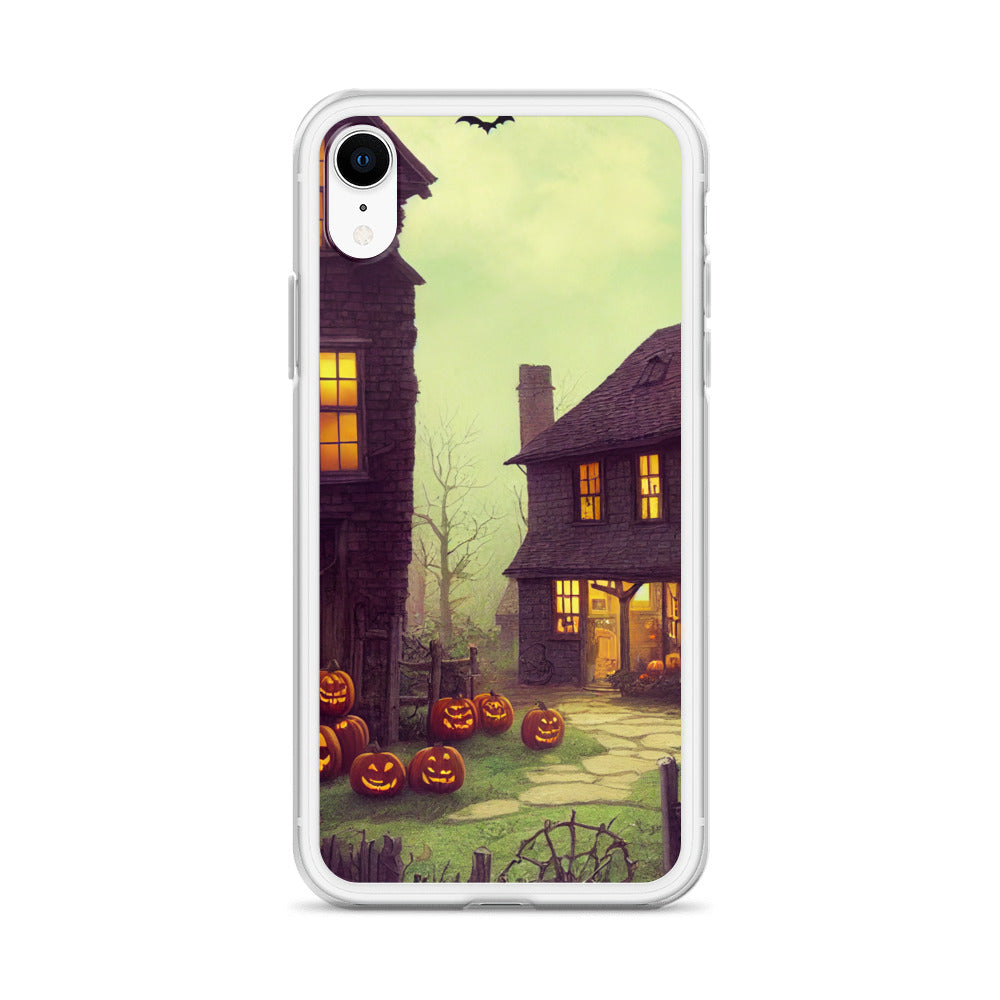 iPhone Case - Halloween Pumpkin Cottages