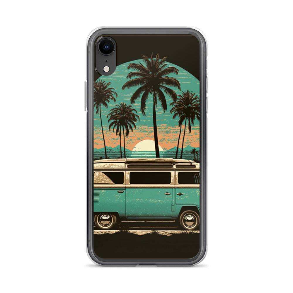 iPhone Case - Teal Beach Camper
