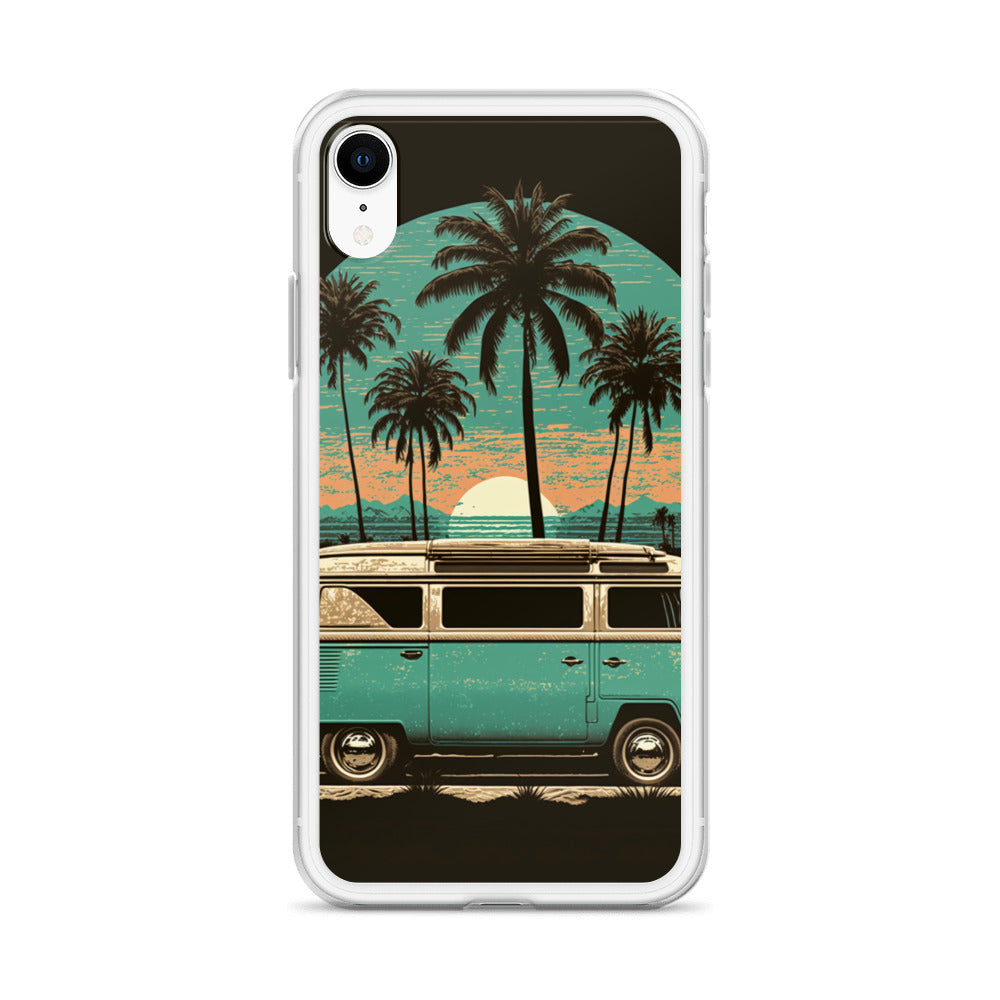 iPhone Case - Teal Beach Camper