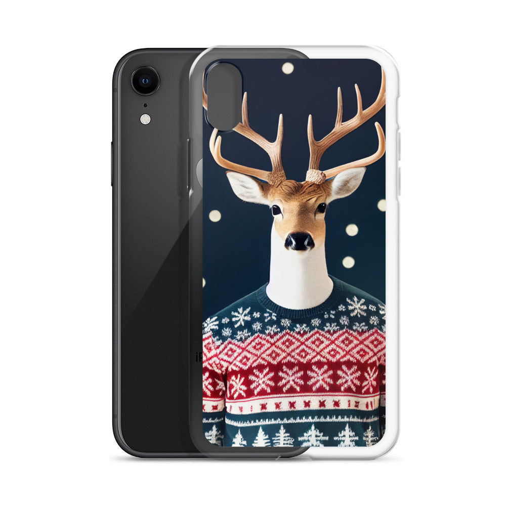 iPhone Case - Christmas Sweater Deer