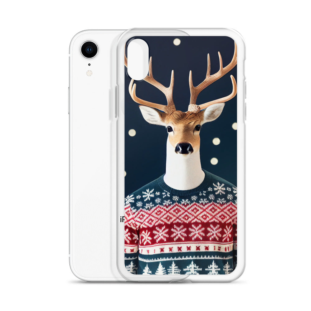 iPhone Case - Christmas Sweater Deer