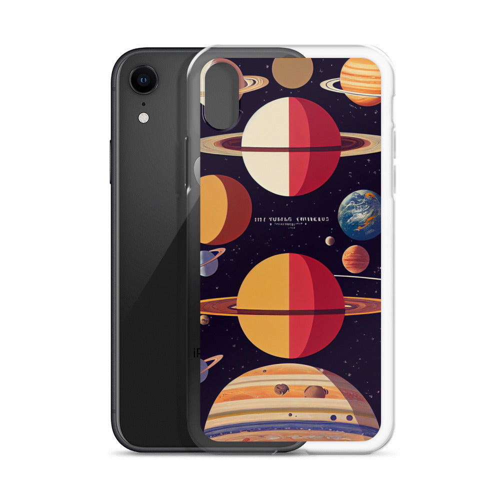 iPhone Case - Map of the Planets