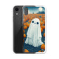 iPhone Case - Halloween Ghost in the Pumpkin Patch