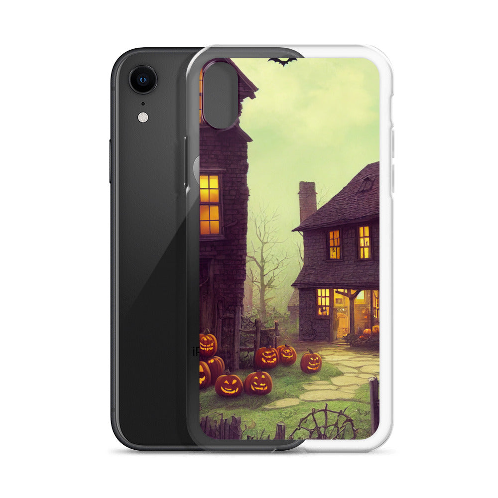 iPhone Case - Halloween Pumpkin Cottages