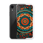iPhone Case - Orange and Turquoise Mandala