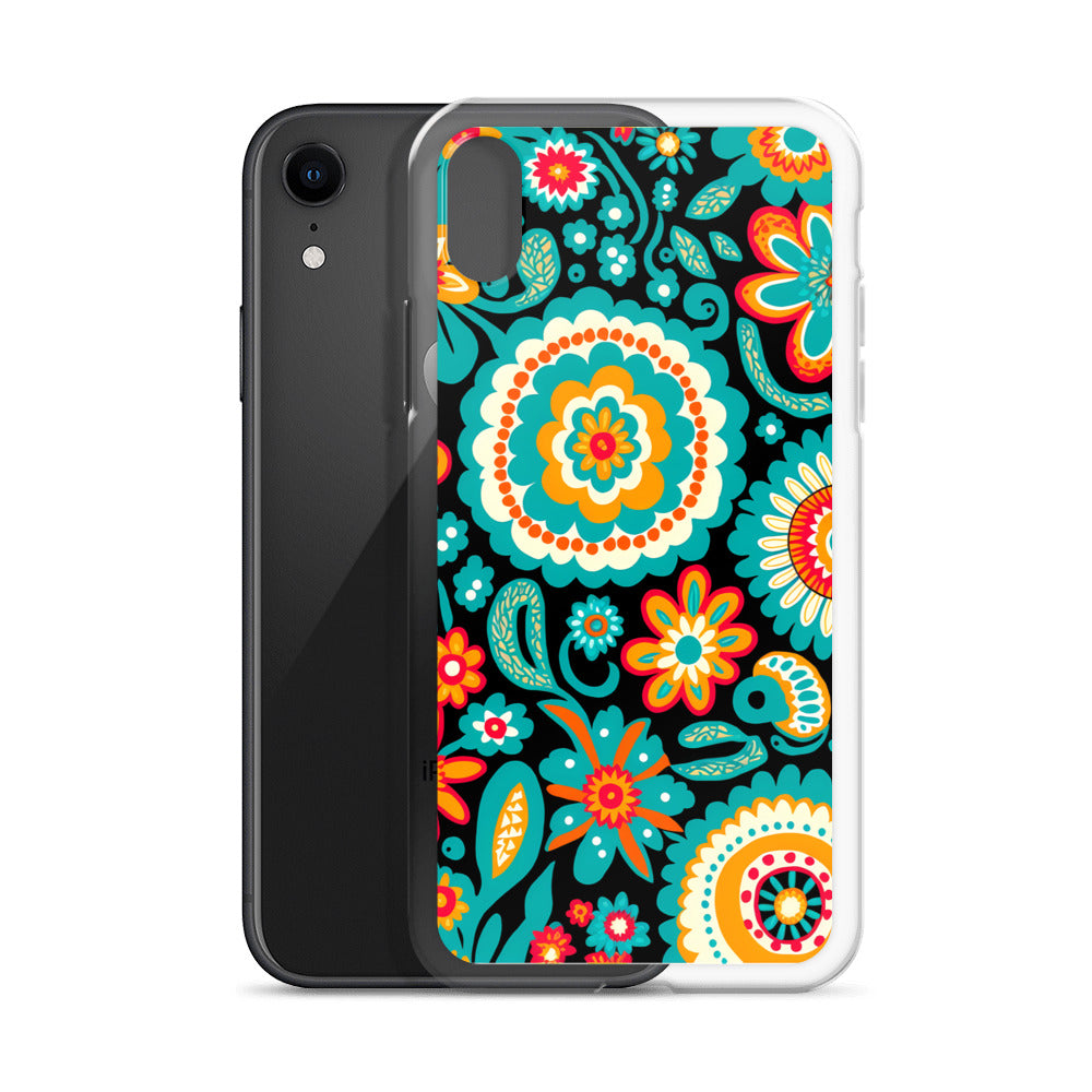 iPhone Case - Turquoise Floral