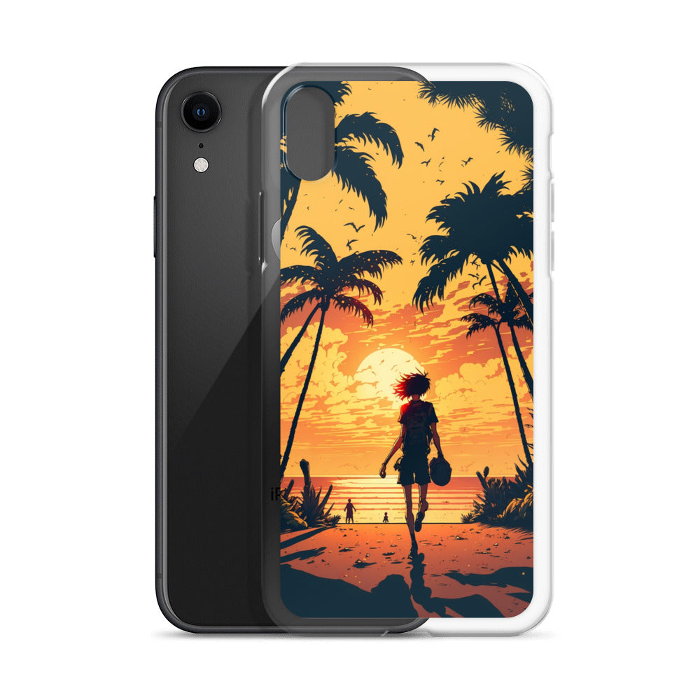 iPhone Case - Sunset Beachgoer