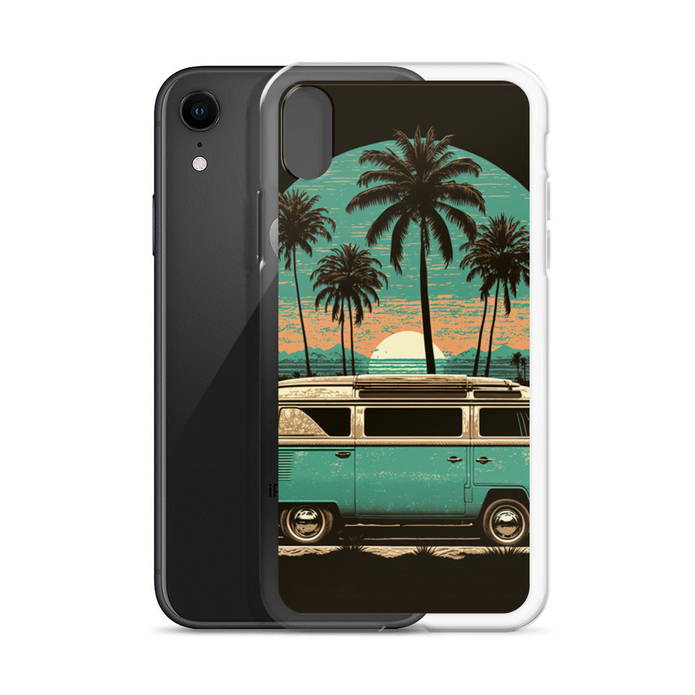 iPhone Case - Teal Beach Camper