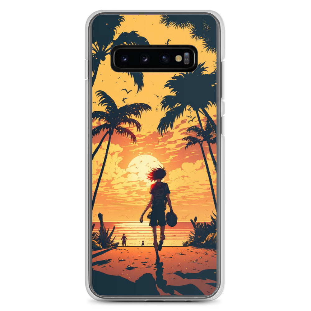 Samsung Case - Sunset Beachgoer