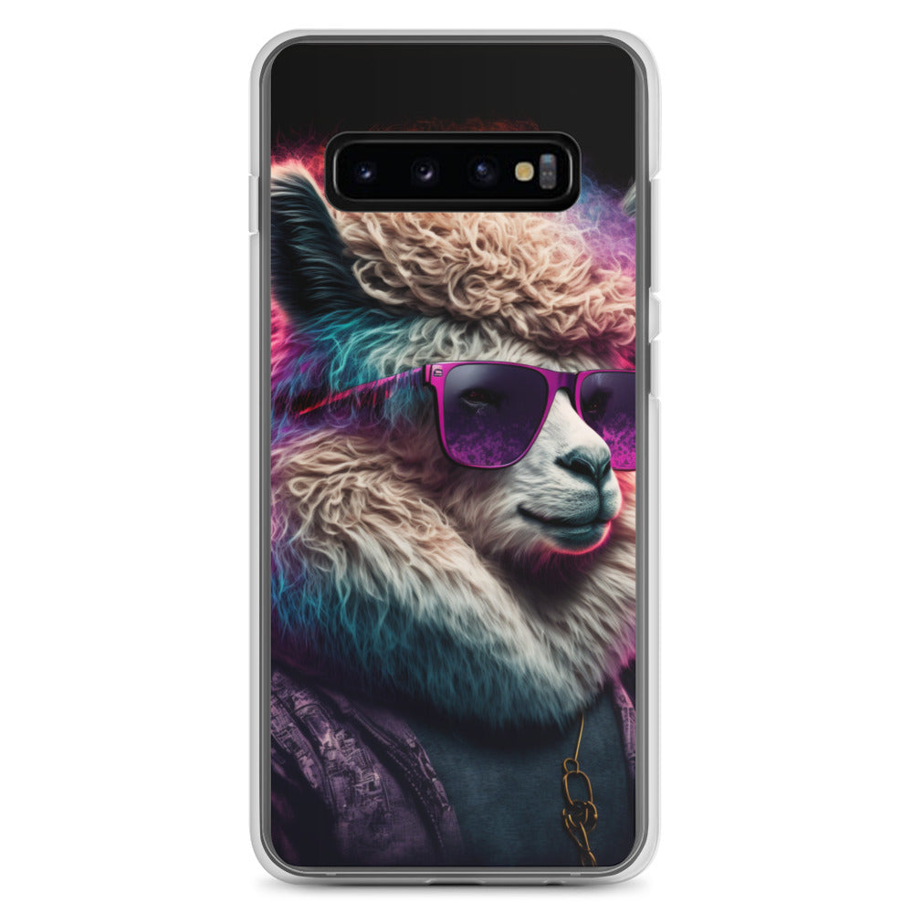 Samsung Case - Synthwave Cool Llama