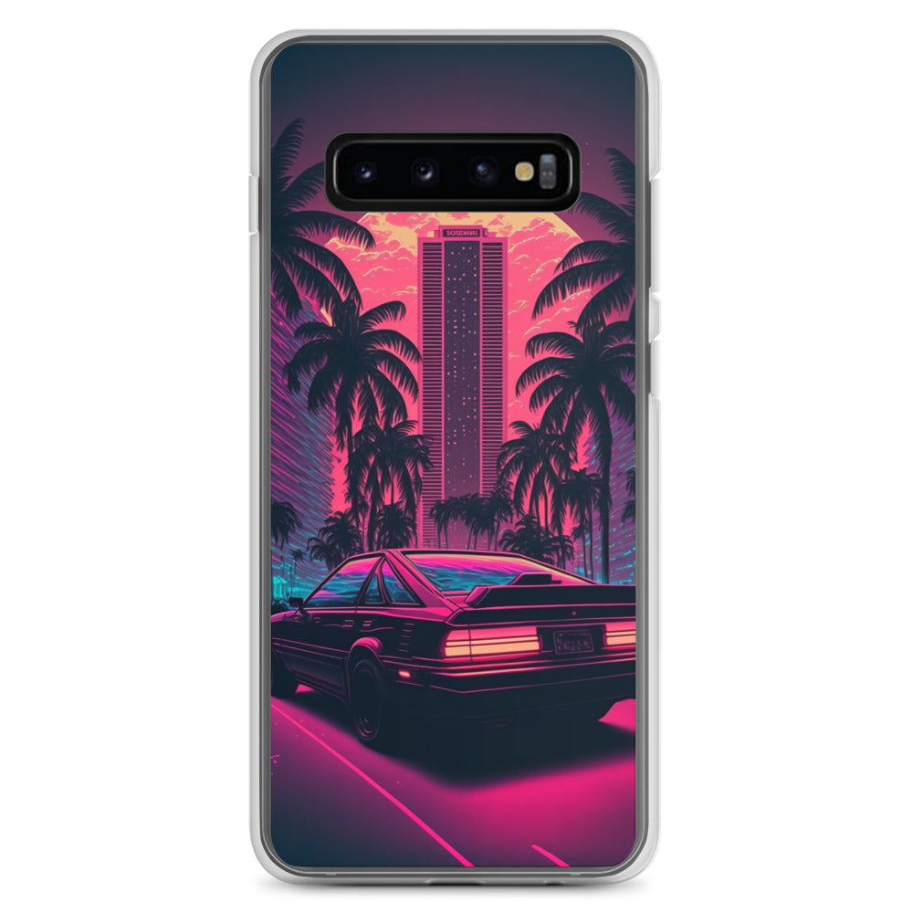 Samsung Case - Synthwave Miami Night