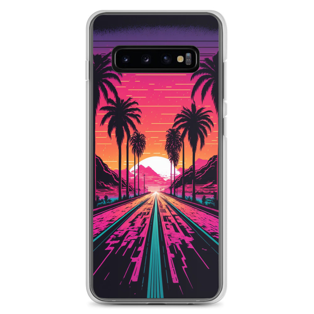 Samsung Case - Synthwave Digital Highway