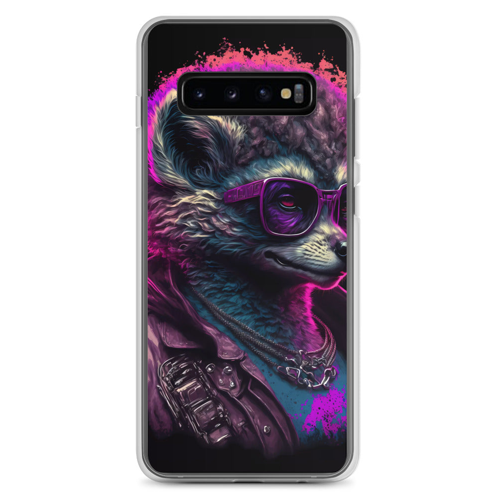 Samsung Case - Synthwave Leather Llama