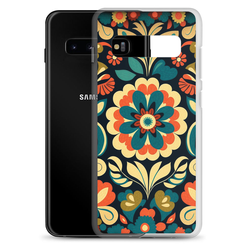 Samsung Case - Bright Floral Pattern