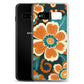 Samsung Case - Orange and Turquoise Blossom