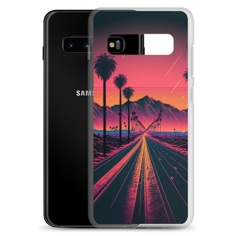 Samsung Case - Synthwave Desert Highway