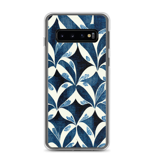 Samsung Case - Blue Leaf