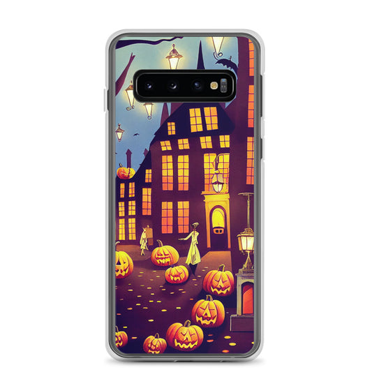 Samsung Case - Halloween House with Windows and Lanterns
