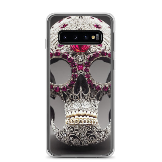 Samsung Case - Diamond Encrusted Skull