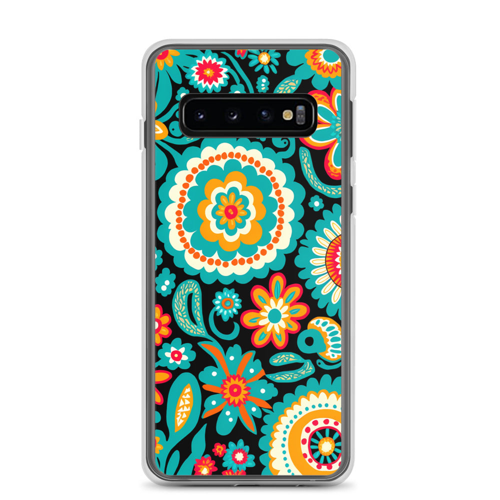 Samsung Case - Turquoise Floral