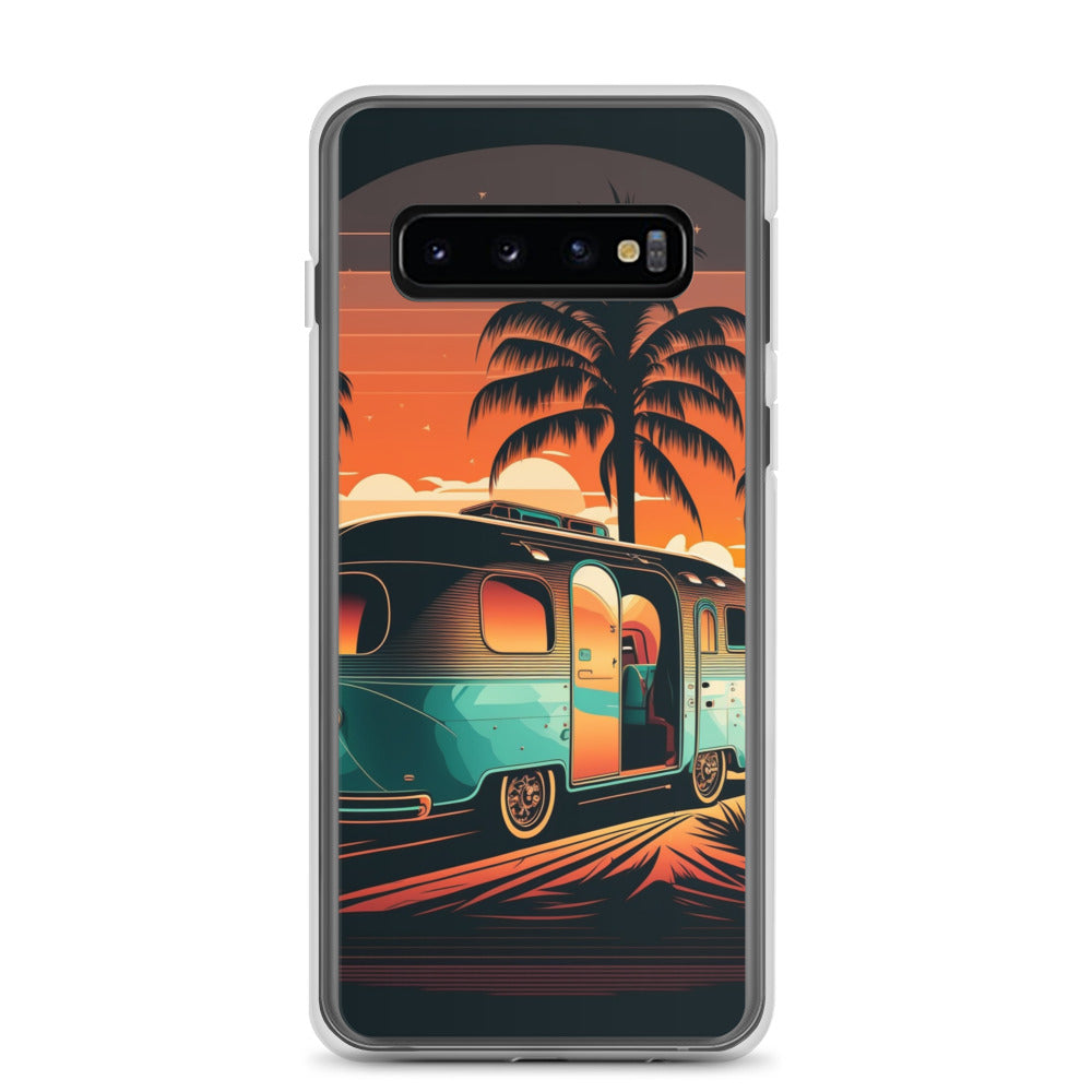 Samsung Case - Turquoise Camper at Beach Sunset
