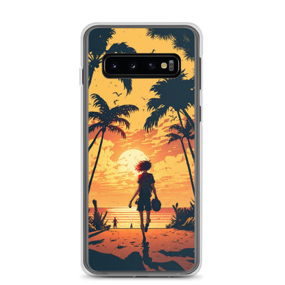 Samsung Case - Sunset Beachgoer