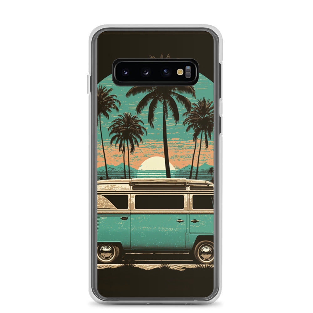 Samsung Case - Teal Beach Camper