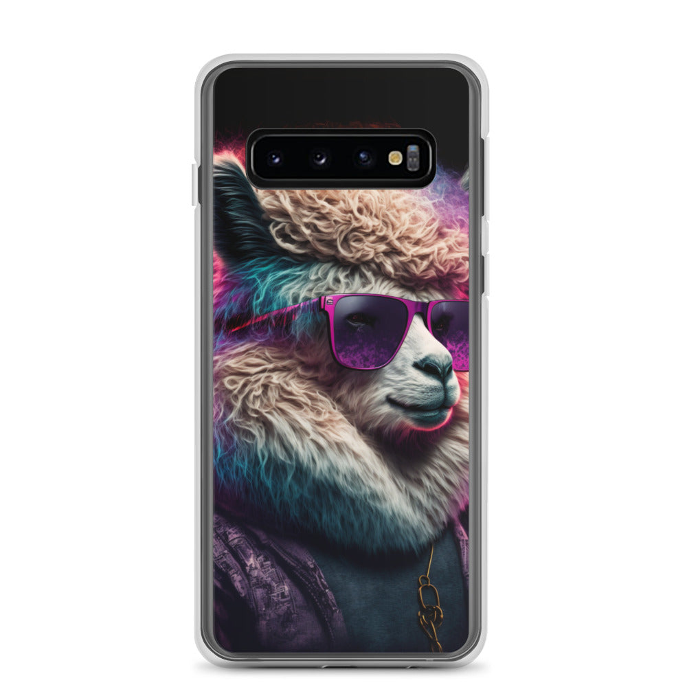 Samsung Case - Synthwave Cool Llama