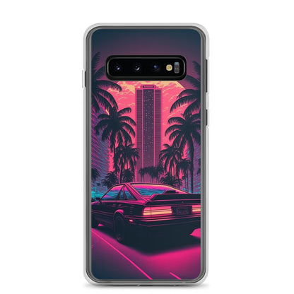 Samsung Case - Synthwave Miami Night