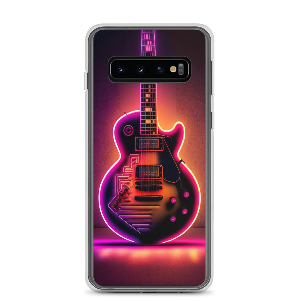 Samsung Case - Synthwave Electric Guitar