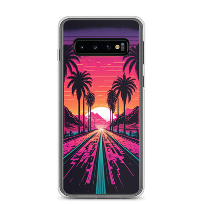 Samsung Case - Synthwave Digital Highway