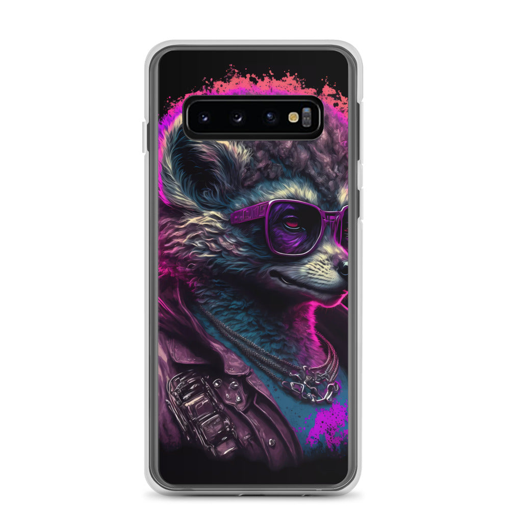 Samsung Case - Synthwave Leather Llama