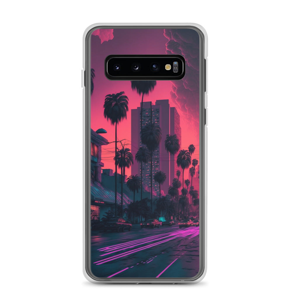 Samsung Case - Synthwave Miami Street