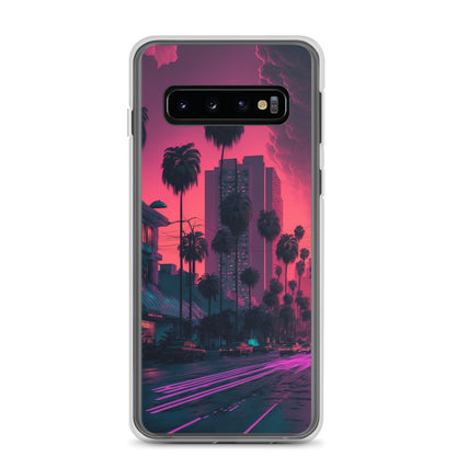Samsung Case - Synthwave Miami Street