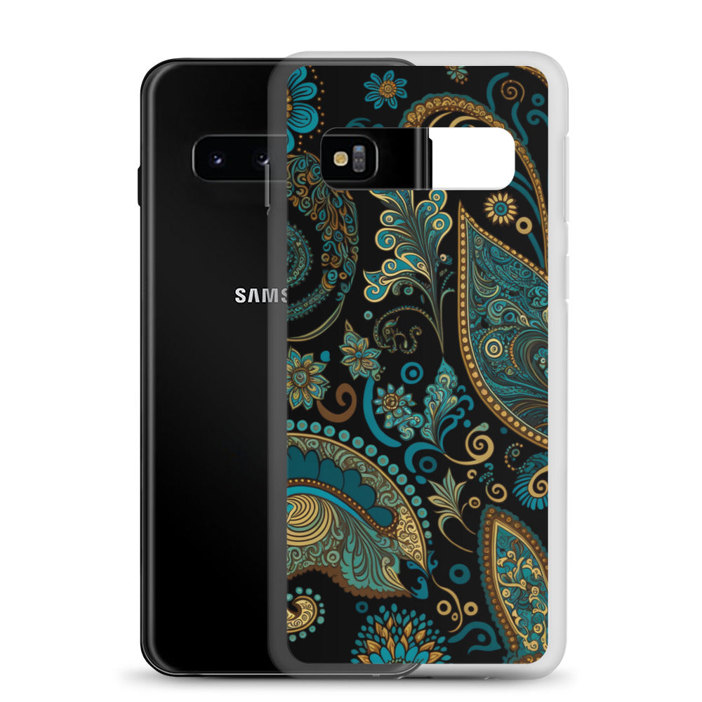 Samsung Case - Turquoise Paisley