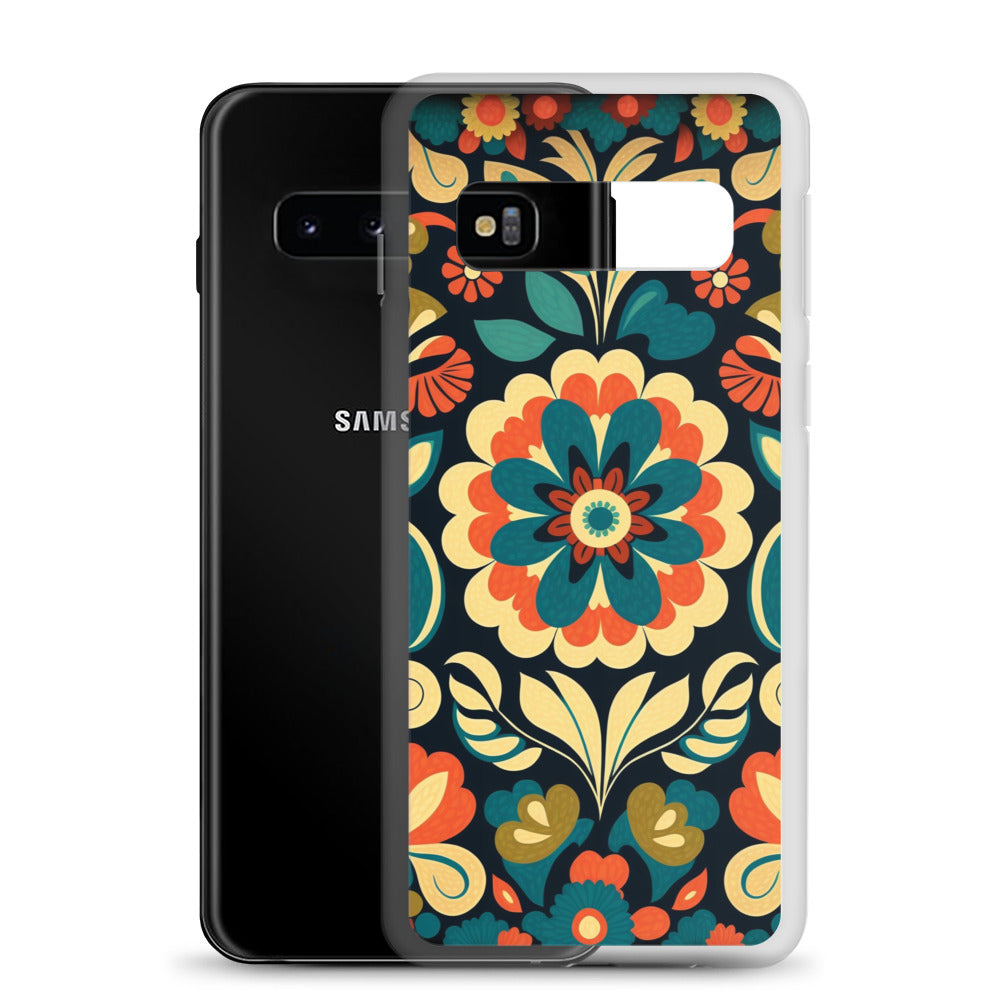 Samsung Case - Bright Floral Pattern