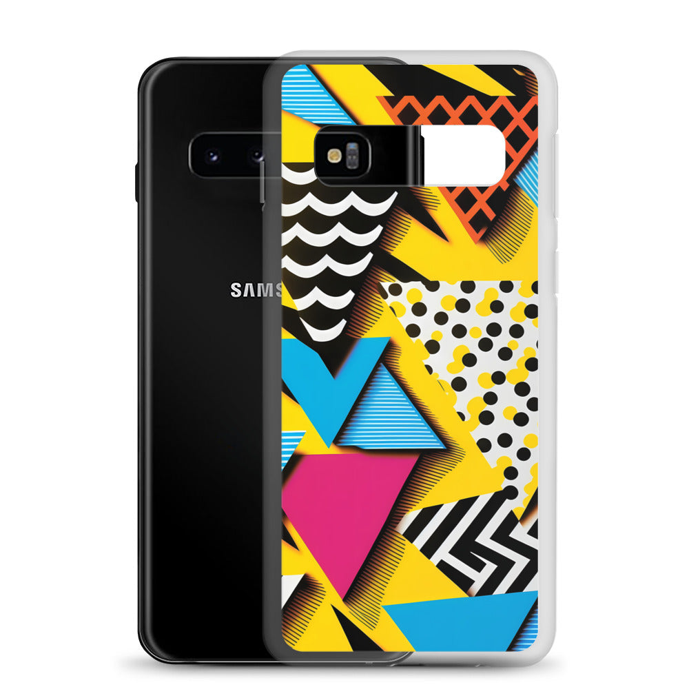 Samsung Case - Bright 80s Pattern