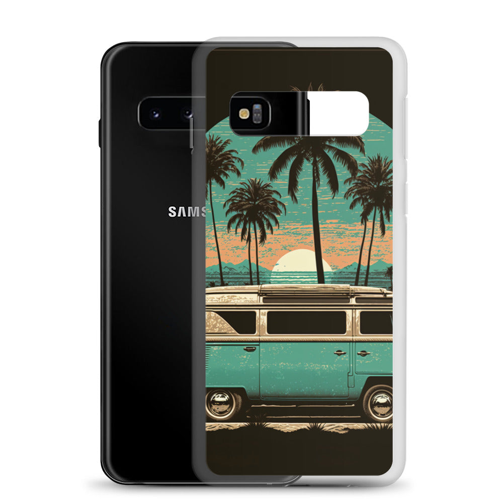 Samsung Case - Teal Beach Camper